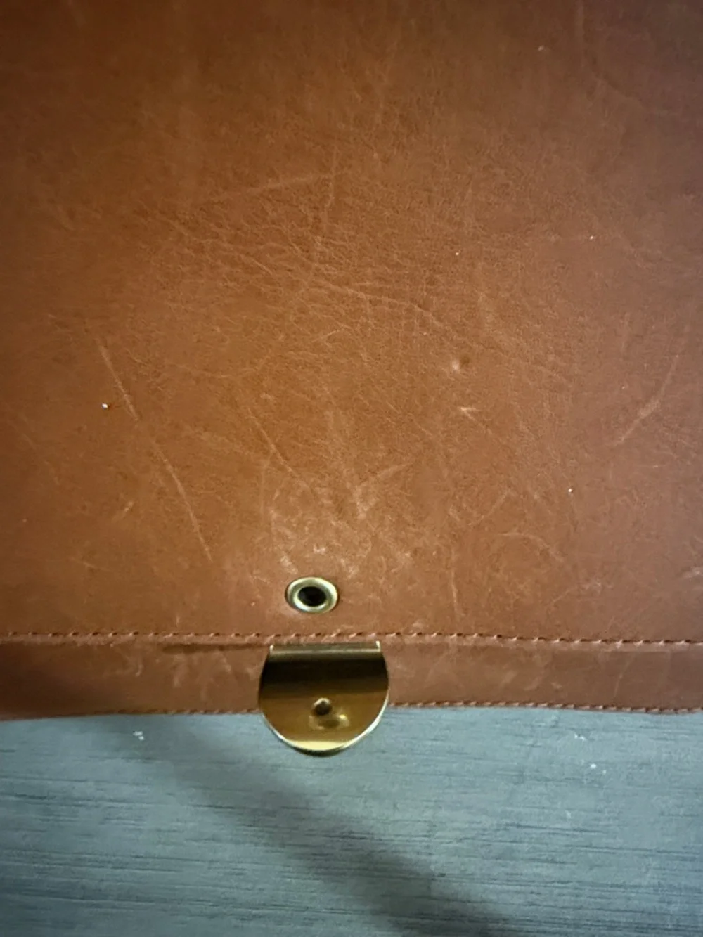 Madewell The Abroad Shoulder Bag Tan Leather Crossbody Shoulder Bag - Picture 10 of 13